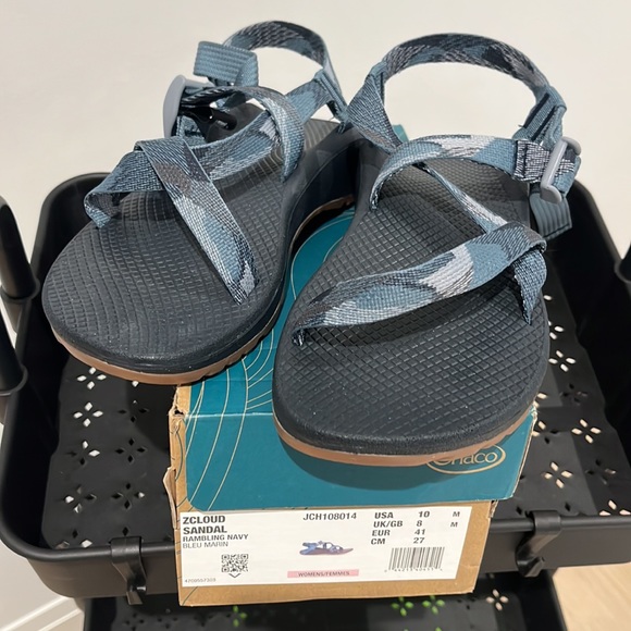 NEW Chaco Women's Zcloud Sandal - Rambling Navy - Picture 9 of 13